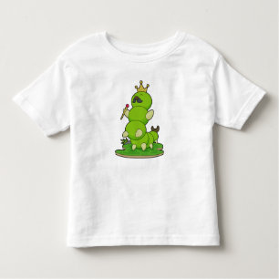 Caterpillar as King with Crown Toddler T-Shirt