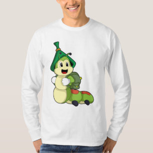 Caterpillar as Student with Backpack T-Shirt
