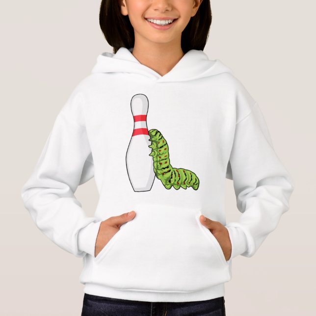 Caterpillar at Bowling with Bowling pin (Front)
