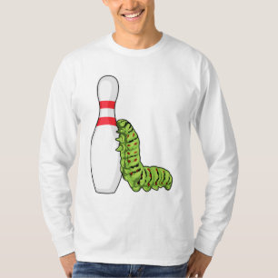 Caterpillar at Bowling with Bowling pin T-Shirt