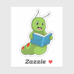 Caterpillar at Reading with Book