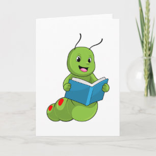 Caterpillar at Reading with Book Card