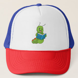Caterpillar at Reading with Book Trucker Hat