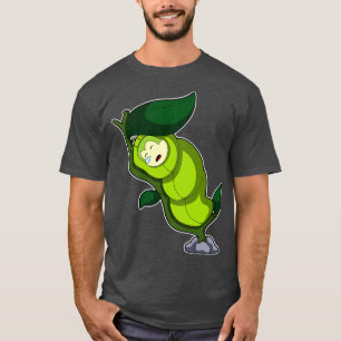 Caterpillar At Sleeping With Leaf  T-Shirt