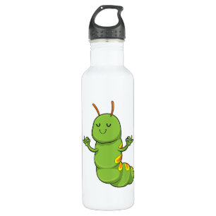Caterpillar at Yoga Meditation 710 Ml Water Bottle