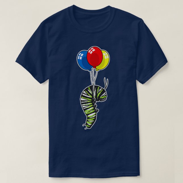 Caterpillar Balloon  T-Shirt (Design Front)