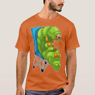 Caterpillar Beach Chair T-Shirt