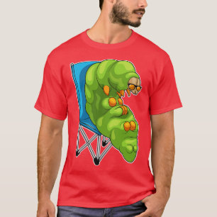 Caterpillar Beach Chair T-Shirt