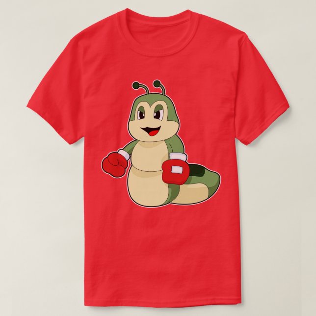 Caterpillar Boxer Boxing Boxing gloves T-Shirt (Design Front)