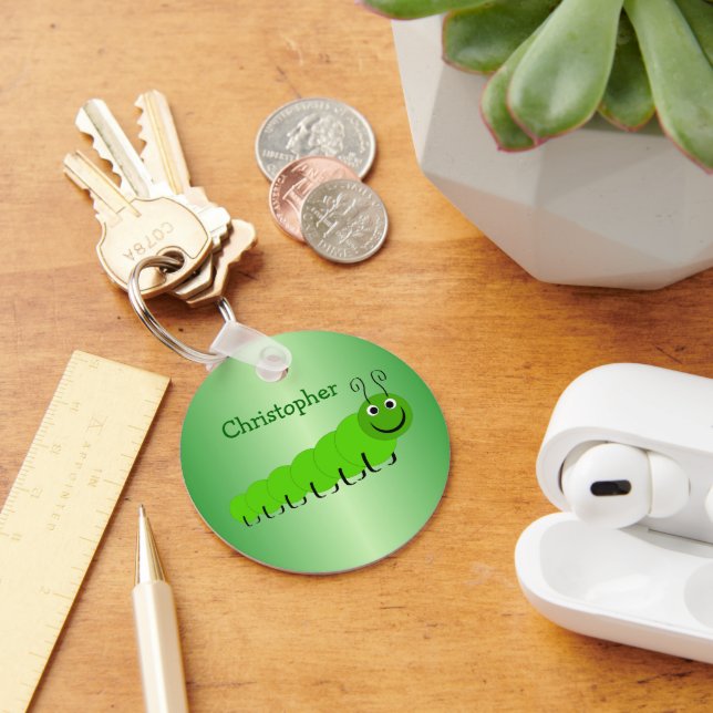 Caterpillar Design Key Ring (Desk)