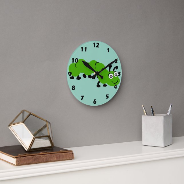 Caterpillar Design Round Clock (Office)