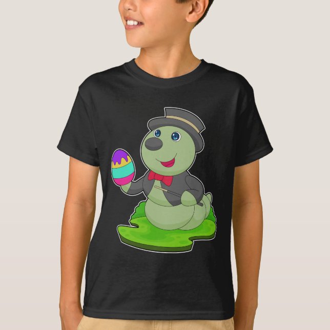 Caterpillar Easter Wizard T-Shirt (Front)