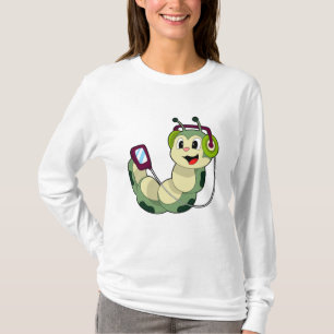 Caterpillar Headphone Music T-Shirt