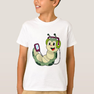 Caterpillar Headphone Music T-Shirt