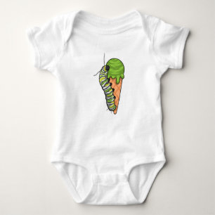 Caterpillar Ice cream Baby Bodysuit