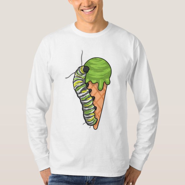 Caterpillar Ice cream T-Shirt (Front)