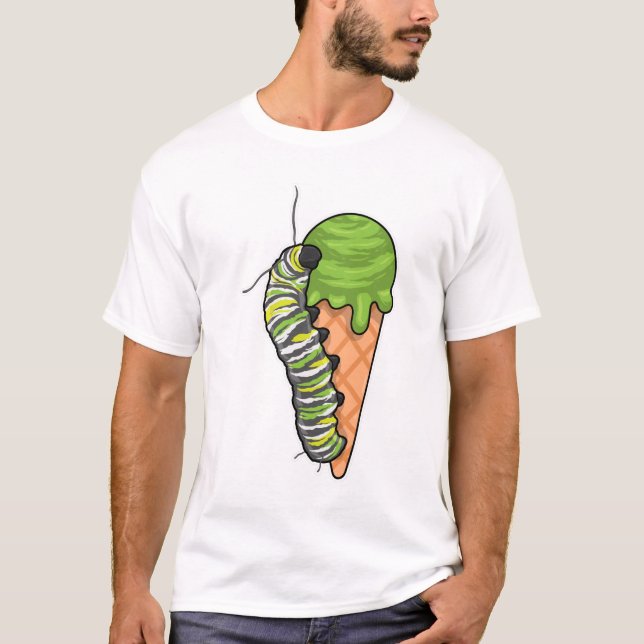 Caterpillar Ice cream T-Shirt (Front)