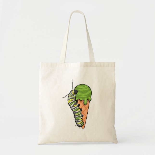 Caterpillar Ice cream Tote Bag (Front)