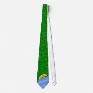 Caterpillar Infestation Tie (Green)