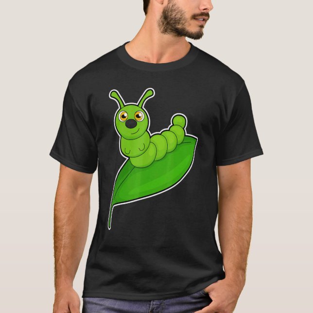 Caterpillar Leaf T-Shirt (Front)