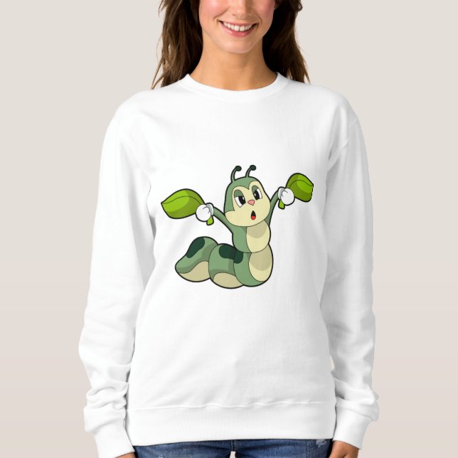 Caterpillar Leaves Sweatshirt (Front)