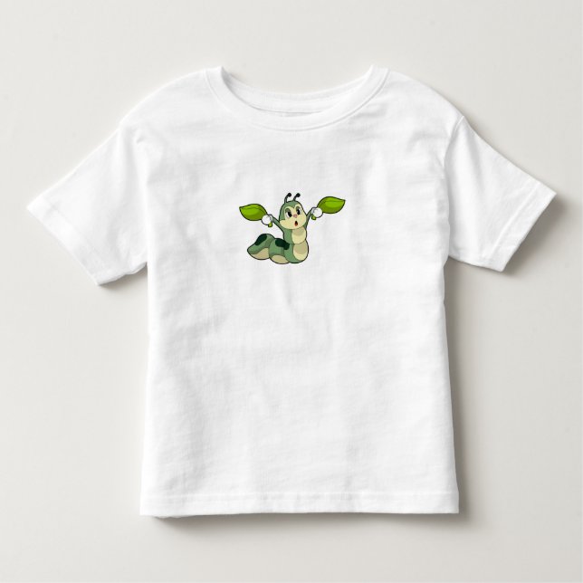 Caterpillar Leaves Toddler T-Shirt (Front)