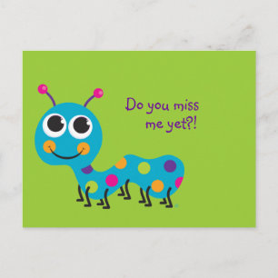 Caterpillar Post Card