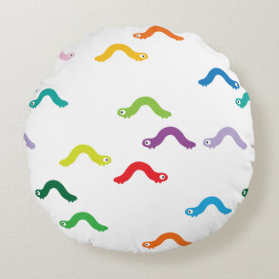 Caterpillar Round Cushion