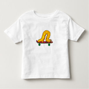 Caterpillar Skater Skateboard Toddler T-Shirt