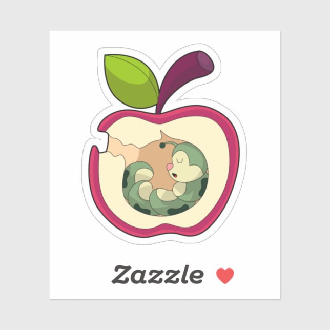 Caterpillar Sleeping Apple (Sheet)