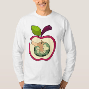 Caterpillar Sleeping Apple T-Shirt