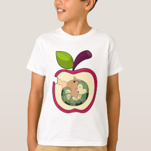 Caterpillar Sleeping Apple T-Shirt