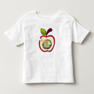 Caterpillar Sleeping Apple Toddler T-Shirt