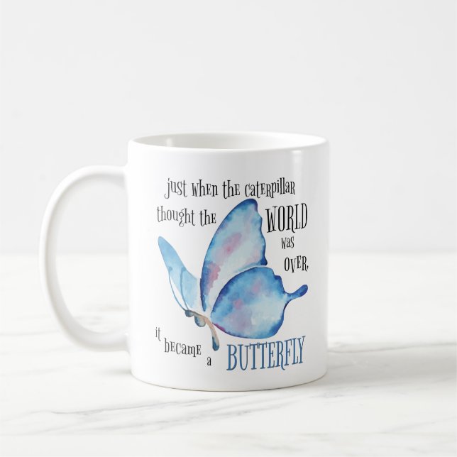 Caterpillar to Butterfly Mug (Left)