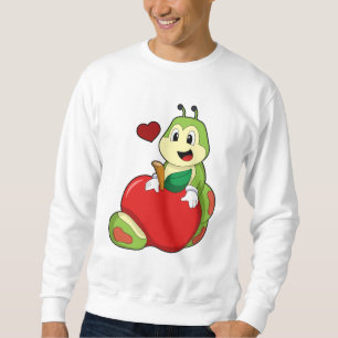Caterpillar with Apple Sweatshirt