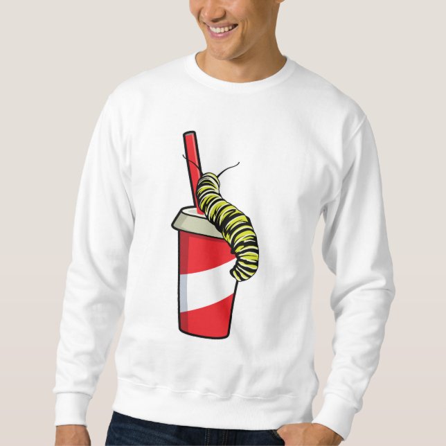 Caterpillar with Drink Sweatshirt (Front)