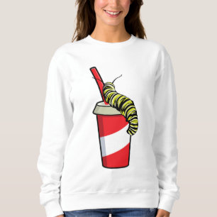 Caterpillar with Drink Sweatshirt