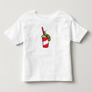 Caterpillar with Drink Toddler T-Shirt