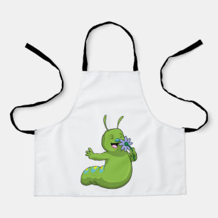 Caterpillar with Flower Daisy Apron