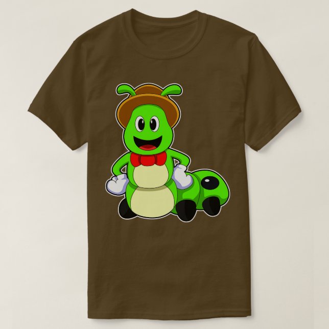 Caterpillar with Hat T-Shirt (Design Front)