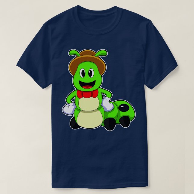 Caterpillar with Hat T-Shirt (Design Front)