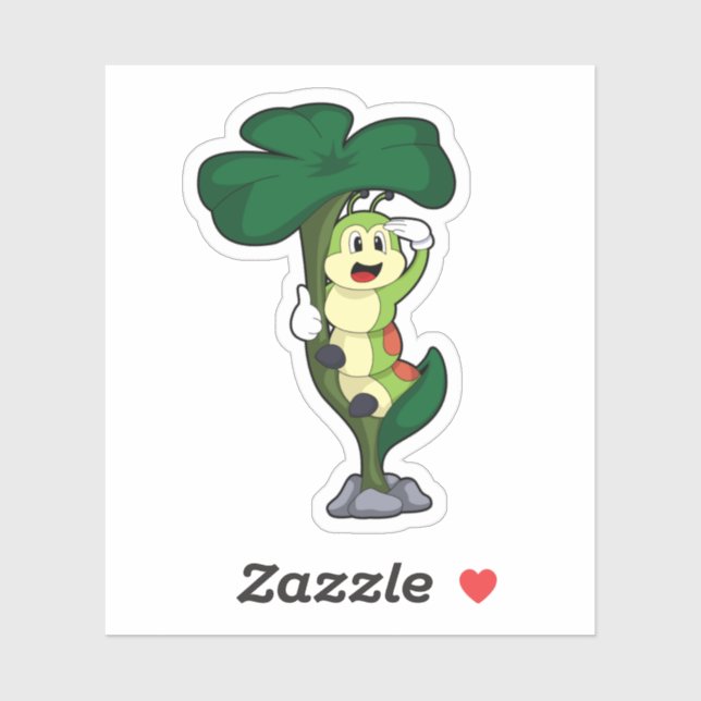 Caterpillar with Leaf (Sheet)