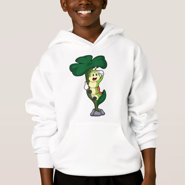 Caterpillar with Leaf (Front)