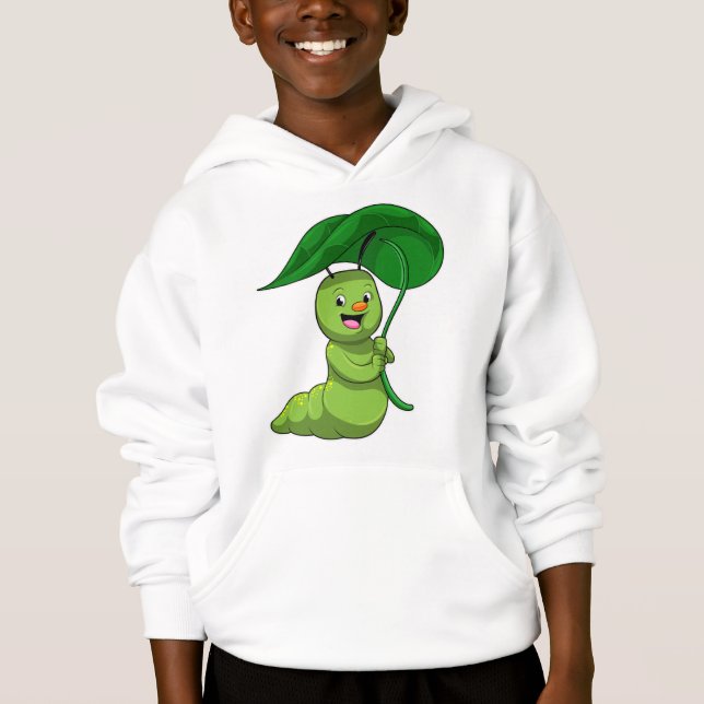 Caterpillar with Leaf as Parasol (Front)