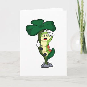 Caterpillar with Leaf Card