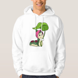 Caterpillar with Leaf Hoodie