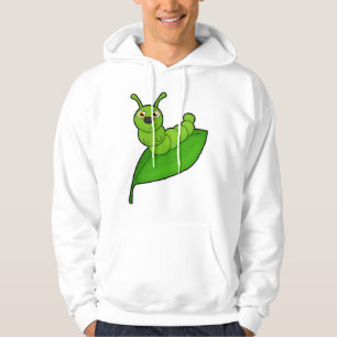 Caterpillar with Leaf Hoodie