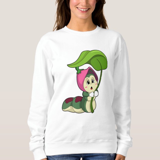 Caterpillar with Leaf Sweatshirt (Front)
