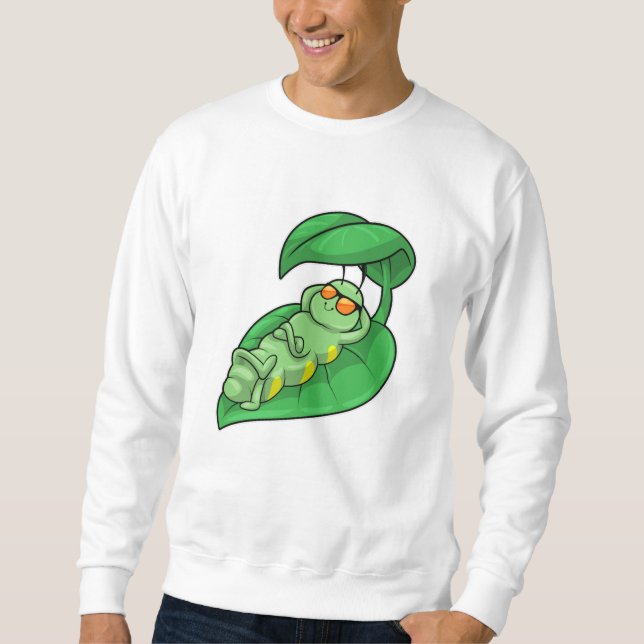 Caterpillar with Leaf Sweatshirt (Front)