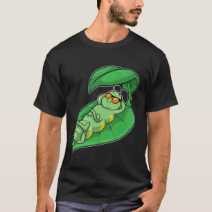Caterpillar with Leaf T-Shirt